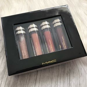 Mac Cosmetics lipglass set